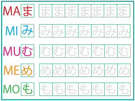 Free Japanese Hiragana illustration and picture