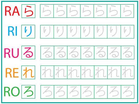 Free Japanese Hiragana illustration and picture