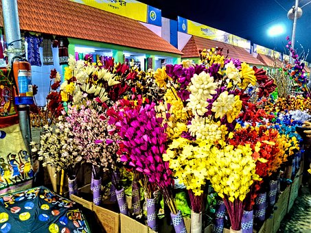 Blomster, Kunstig, Forår, Tulipaner