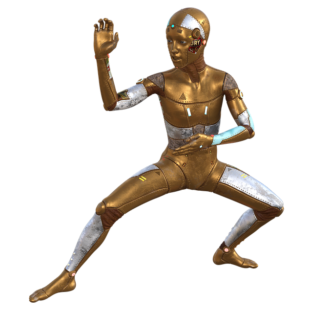 Free android fight character illustration