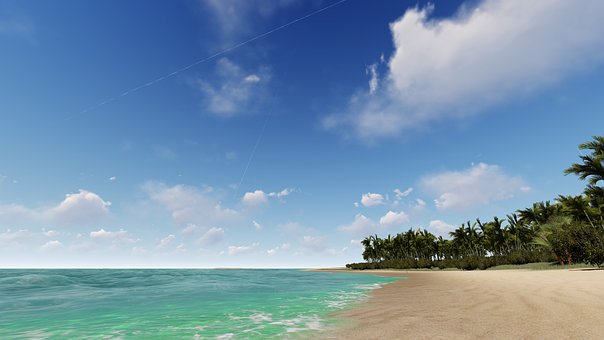 Free Beach Sea illustration and picture