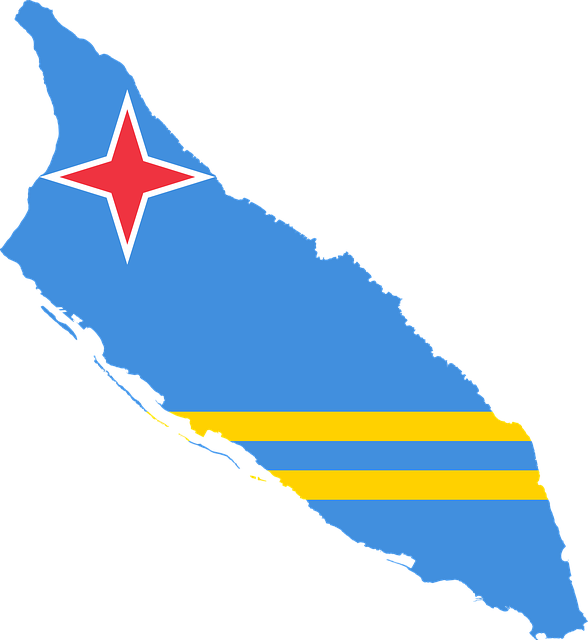 Free Aruba Flag vector and picture