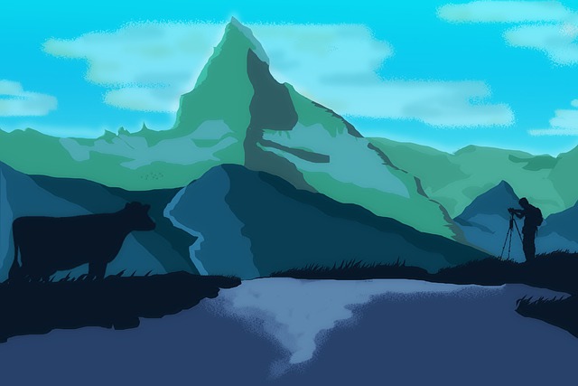 山 阿尔卑斯山 2D景观 - Pixabay上的免费图片 - Pixabay