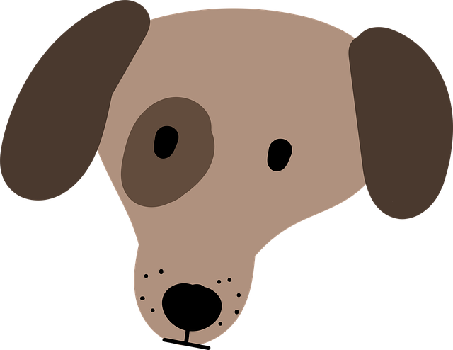 Free beagle puppy dog illustration