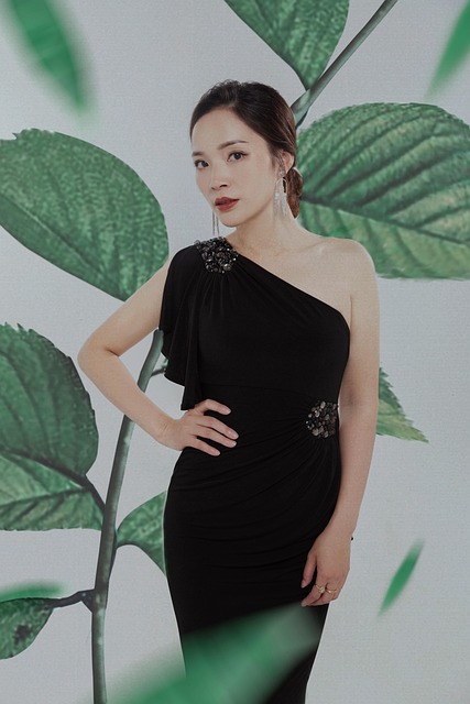Mujer, Moda, Vestir, Vestido Negro