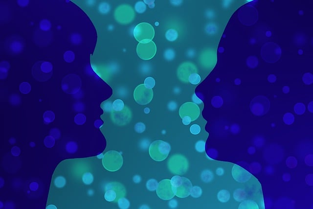 Free man woman heads illustration