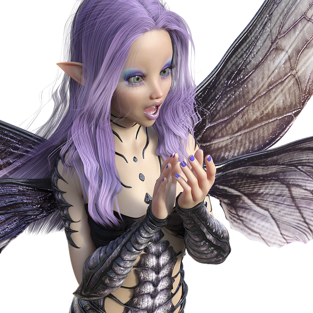 Free fairy character fantasy illustration