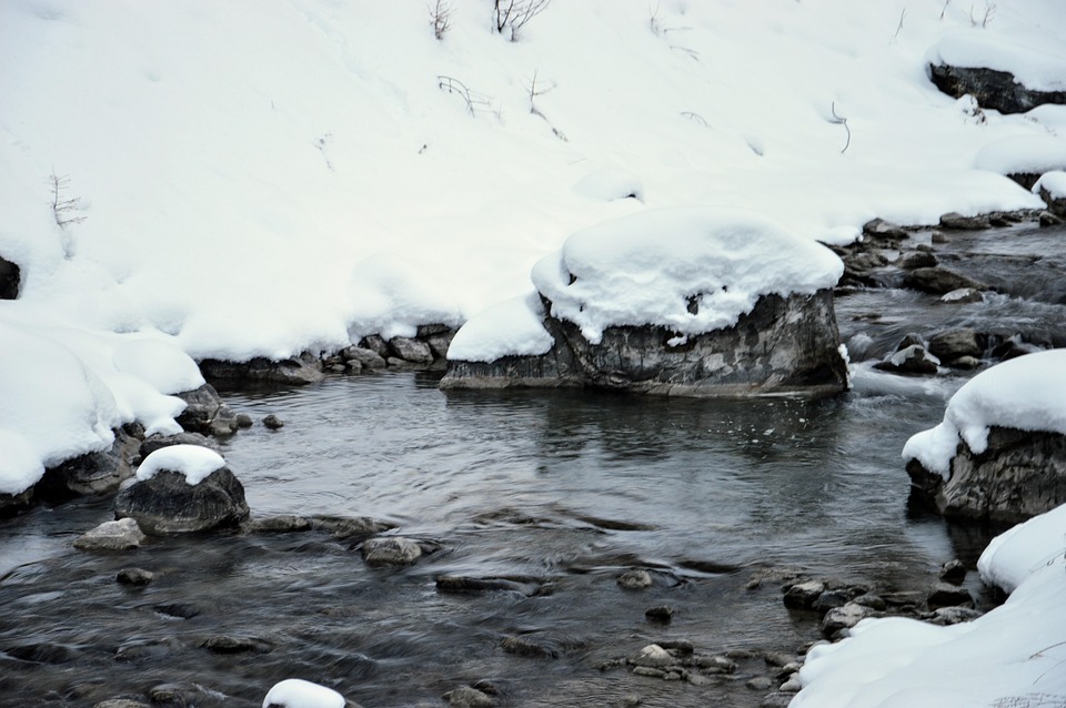 River Rocks Snow - Free photo on Pixabay