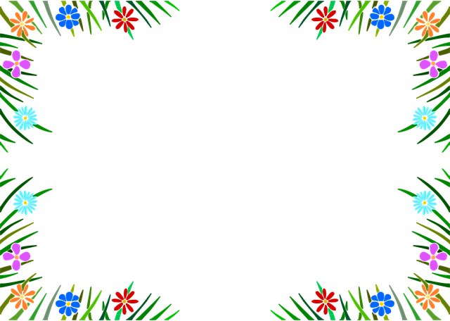 Free spring the edge of the border vector