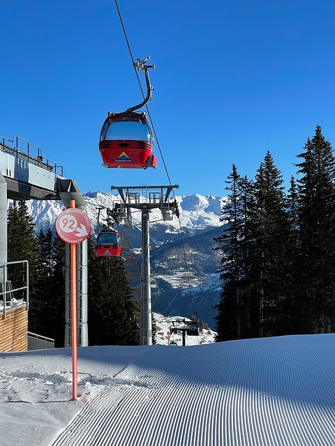 Winter, Schnee, Ski, Gondel, Seilbahn