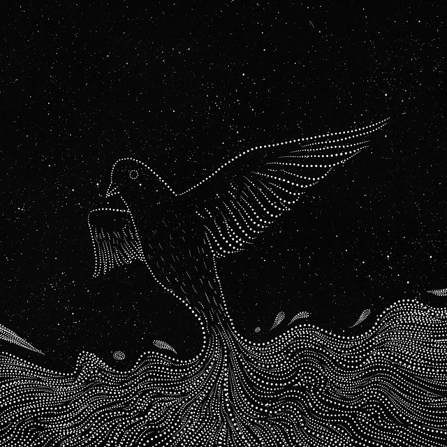 Free bird stars wings illustration