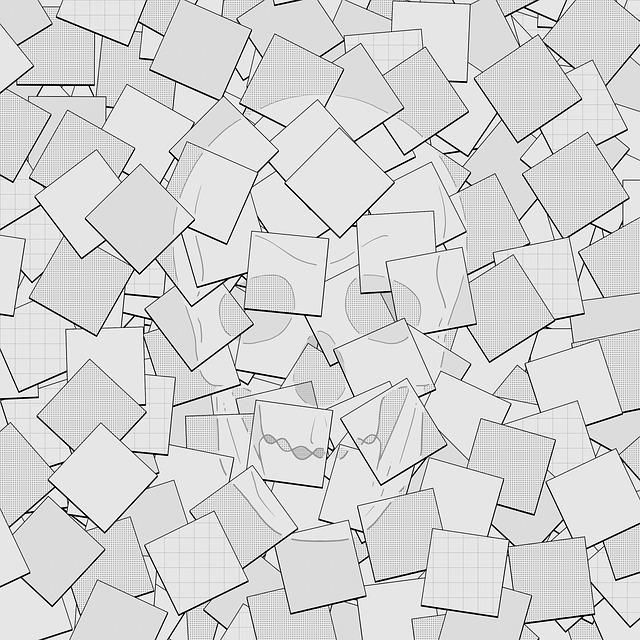 Free skull crane paper illustration