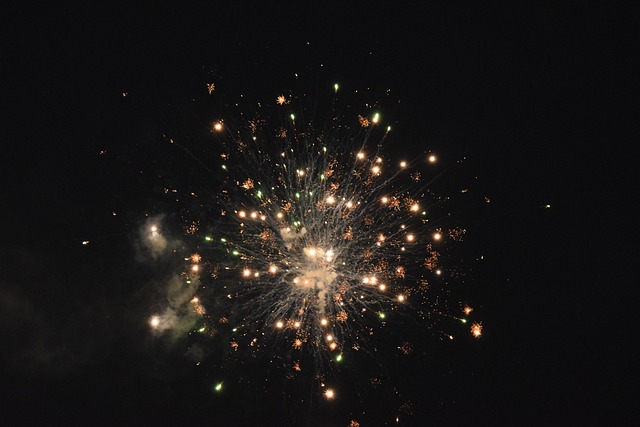 Free Fireworks Christmas photo and picture