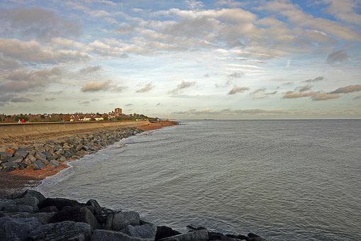 Strand, Frinton, Auf, Meer, Essex