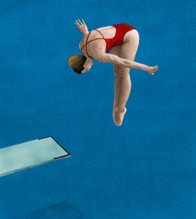 Download Diving, Diver, Springboard. Royalty-Free Stock Illustration ...