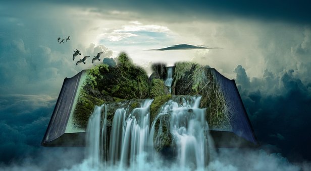 Bestil, Wasser, Wasserfall, Himmel