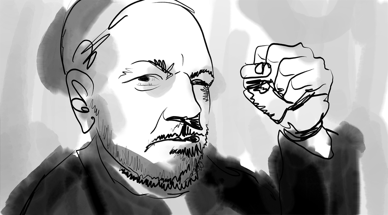 Free assange julian assange journalism illustration