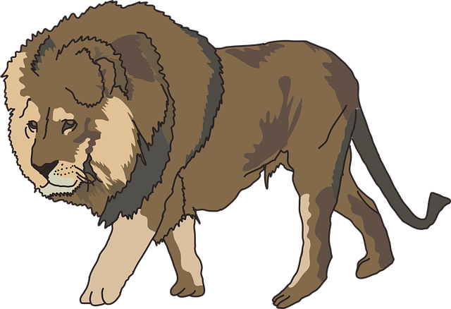 Free lion mammal king vector