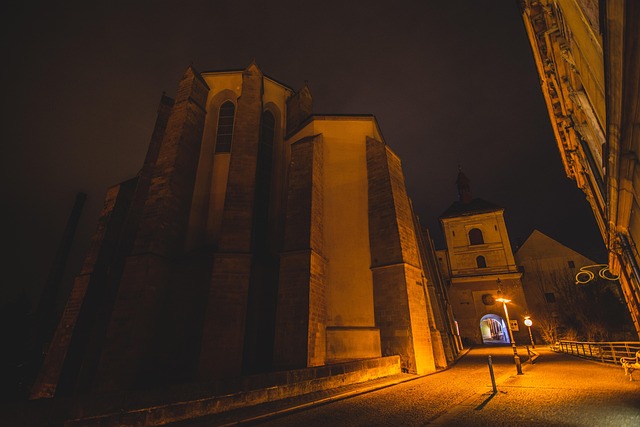 Free Night Church photo and picture