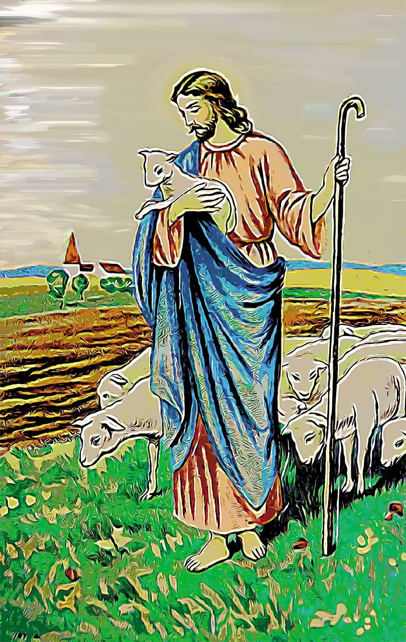 son jesus como el buen pastor de las ovejas