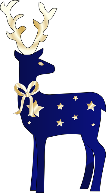Jul, Elg, Rensdyr, Dyr, Dekoration