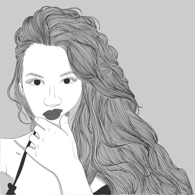Free woman fashion beauty illustration