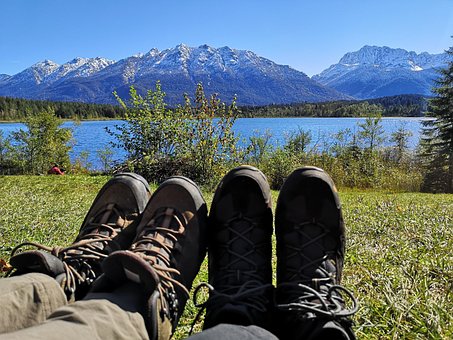 Barmsee, Hory, Sníh, Chodidla, Krajina