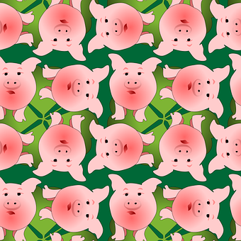 Gris, Kløver, Piggy, Schweinerei