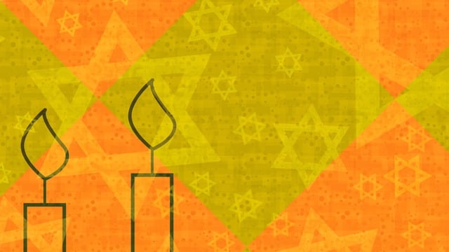 Free star of david shabbat candles shabbat illustration