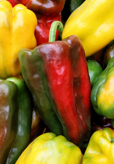 Lebensmittel, Süßer Pfeffer, Paprika