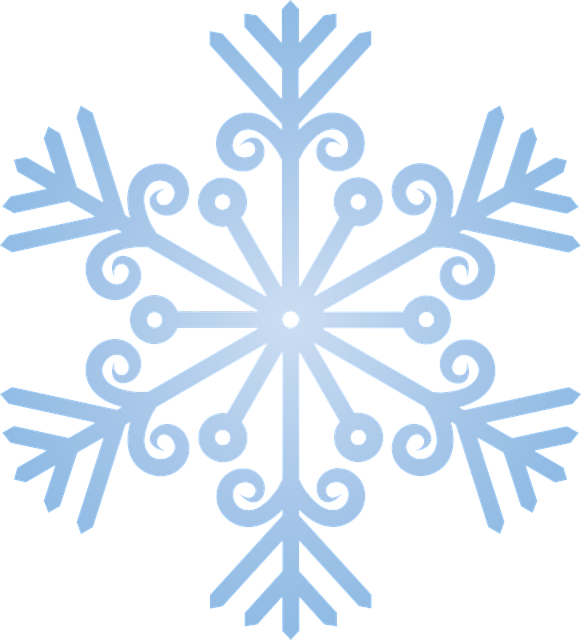 Free Snowflake Blue vector and picture