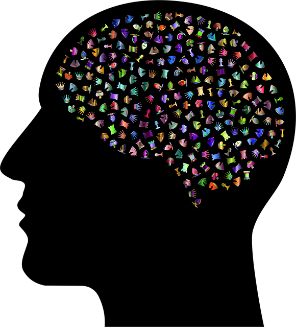 Free chess brain man vector