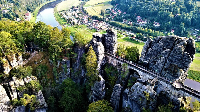 Free Bastei Brücke Elbe photo and picture