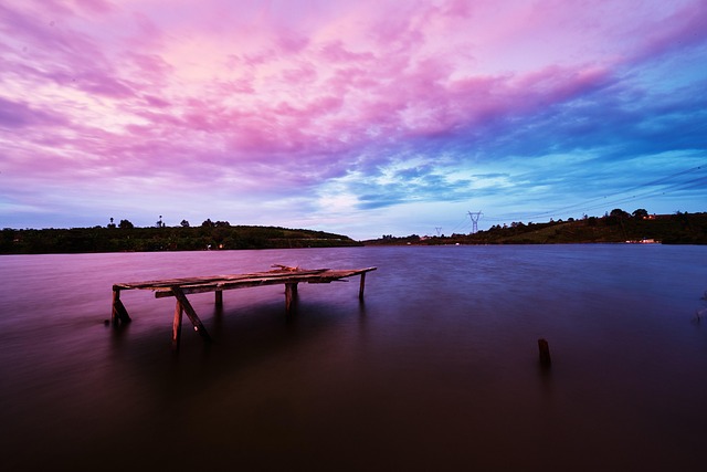Pm, Lago, Montaña, Sombra, País