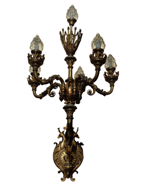 Free chandelier lamp light illustration