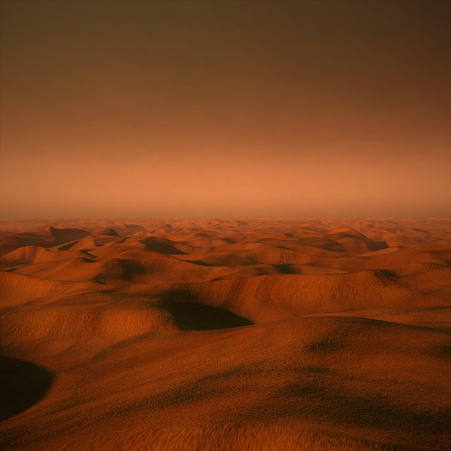 Free desert sand dunes illustration
