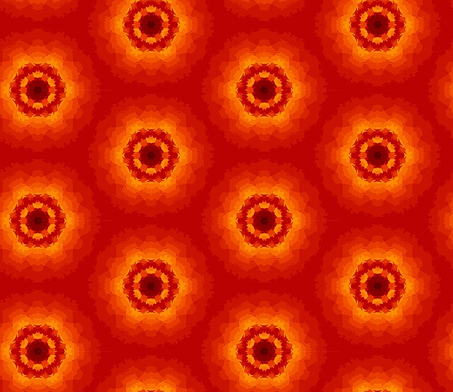 Muster, Nahtlos, Feuer, Feurig, Rot