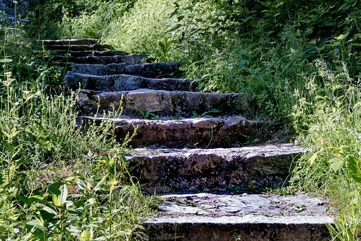 Treppe, Schritte, Weg, Stein Treppe