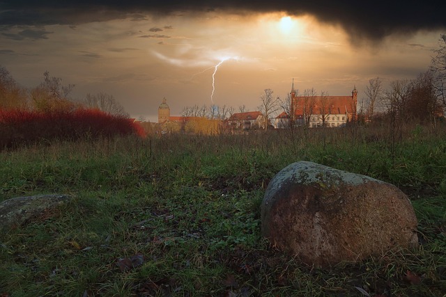 Ribnitz-Damgarten, Blitz, Gewitter
