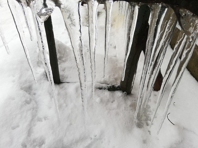 Carámbanos, Invierno, Hielo, Día