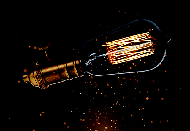 Download free HD stock image of Light Bulb Sparkle Free light bulb sparkle background illustration