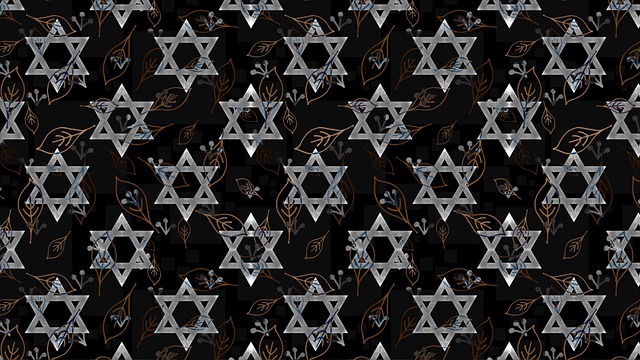 Download Star Of David Nature Pattern Royalty-Free Stock Illustration