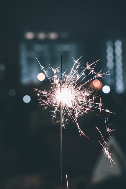 Wunderkerze, Weihnachten, Neujahr