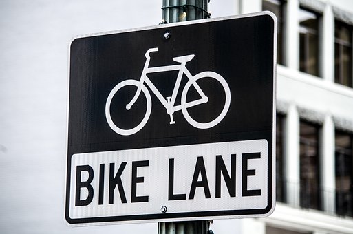Free Bike Lane Sign photo and picture
