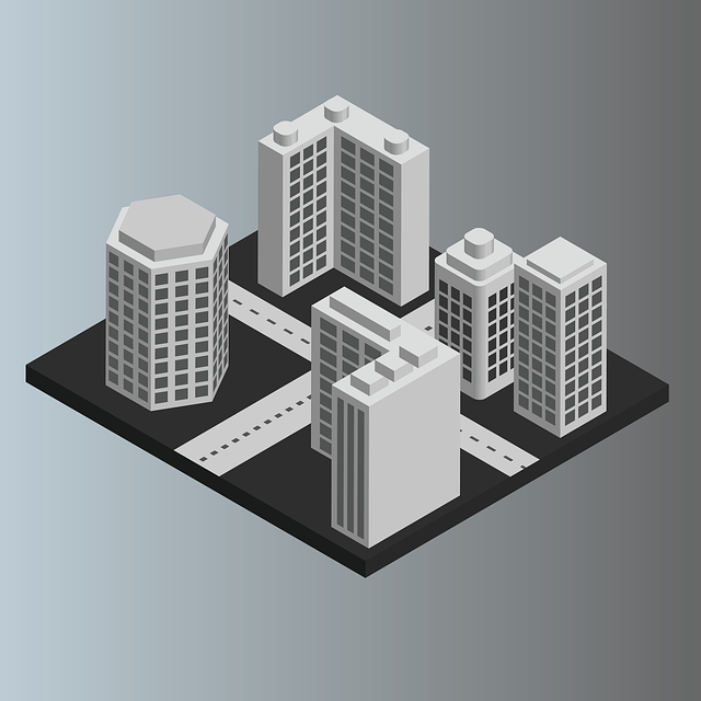Isometrisk, Bygning, Arkitektur, By