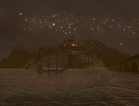 Free Lanterns Ship photo and picture