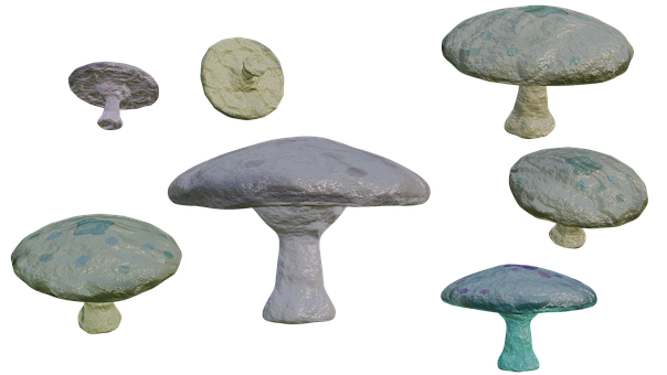 Гриб, Фантазия, 3D, Природа, Волшебный
