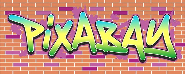 Free pixabay graffiti font illustration
