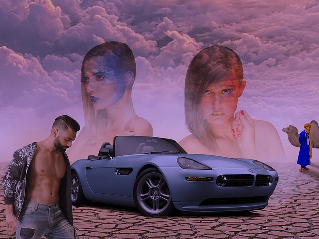 Free desert woman men illustration
