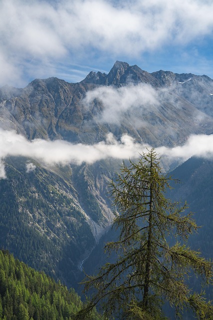 Alpen, Sommer, Berge, Landschaft, Natur